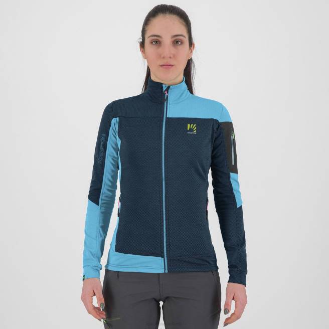 vlies| Karpos vrouwen cherz met fleece middernacht/blauw atol HD6V1127