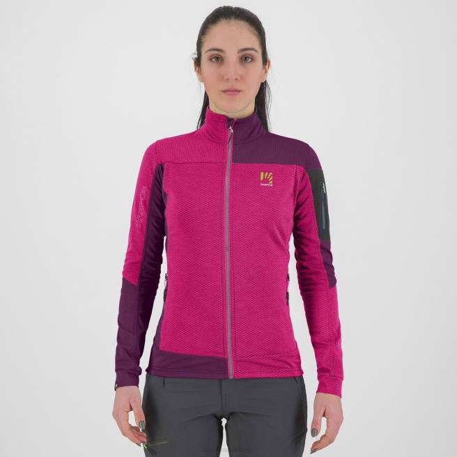 vlies| Karpos vrouwen cherz met fleece roze/jongensbes HD6V1128