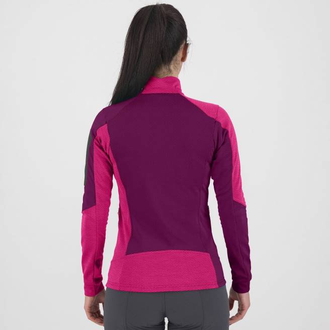 vlies| Karpos vrouwen cherz met fleece roze/jongensbes HD6V1128