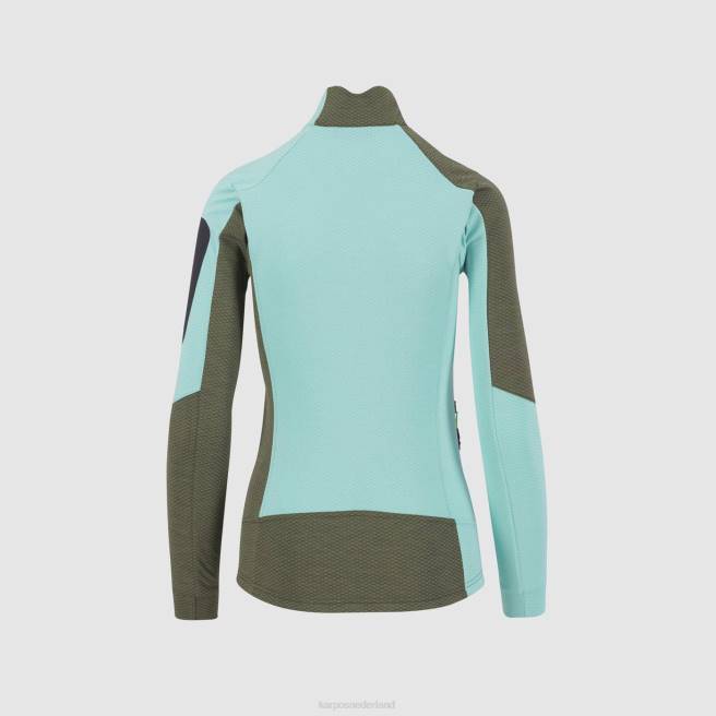 vlies| Karpos vrouwen cherz met fleece tijm/aqua sky HD6V1125