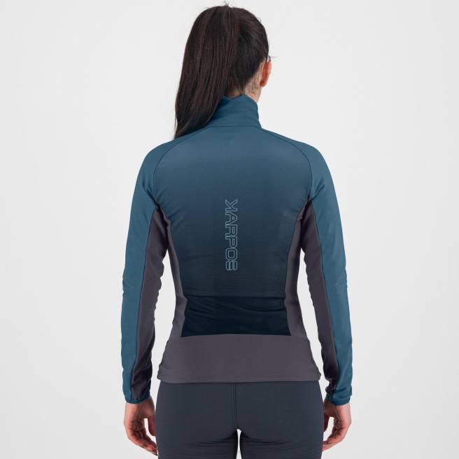 vlies| Karpos vrouwen crderes met fleece Vulcan/Beringzee HD6V1150