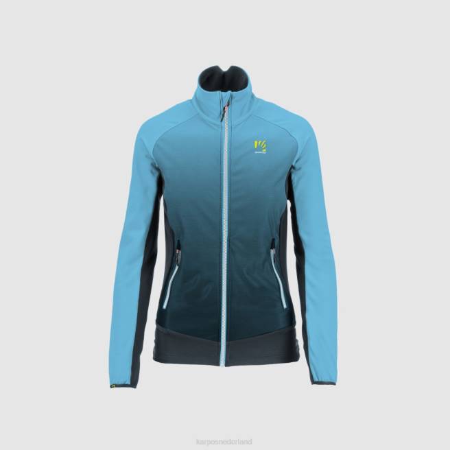 vlies| Karpos vrouwen crderes met fleece donker leisteen/blauw atol HD6V1153