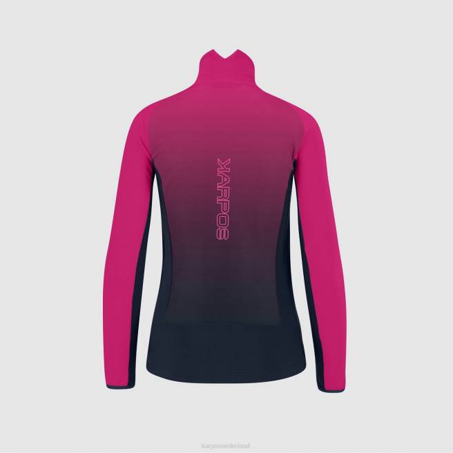 vlies| Karpos vrouwen crderes met fleece vulcaan/roze HD6V1155