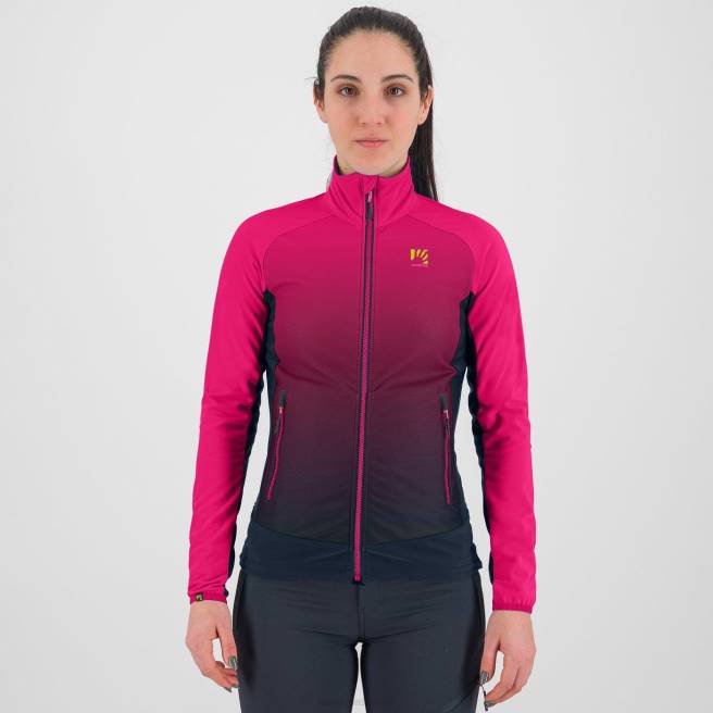 vlies| Karpos vrouwen crderes met fleece vulcaan/roze HD6V1155