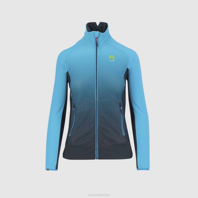 vlies| Karpos vrouwen crderes met fleece vulcan/blauw atol HD6V1154