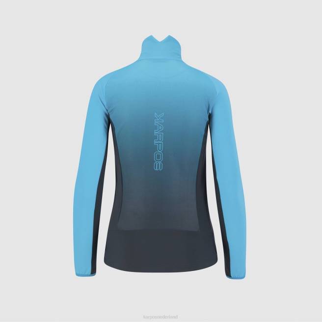 vlies| Karpos vrouwen crderes met fleece vulcan/blauw atol HD6V1154