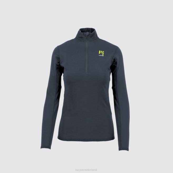 vlies| Karpos vrouwen croda light met halve ritssluiting Indische inkt HD6V1217