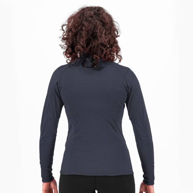 vlies| Karpos vrouwen croda light met halve ritssluiting Indische inkt HD6V1217