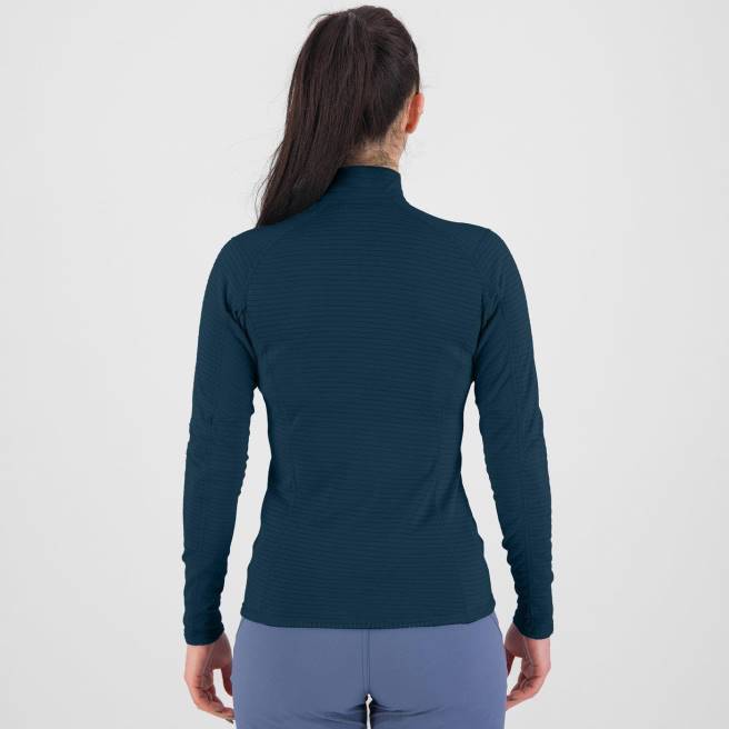 vlies| Karpos vrouwen croda light met halve ritssluiting middernacht HD6V1218