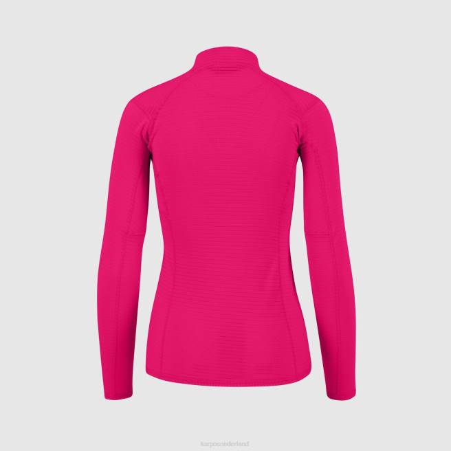 vlies| Karpos vrouwen croda light met halve ritssluiting roze HD6V1219