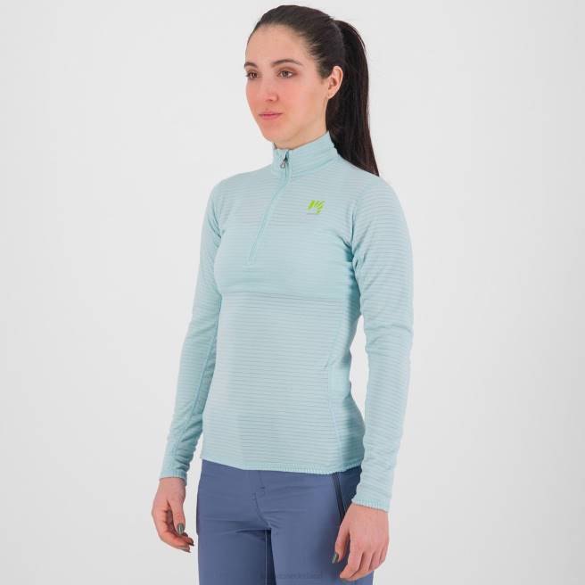 vlies| Karpos vrouwen croda light met halve ritssluiting stratosfeer HD6V1216