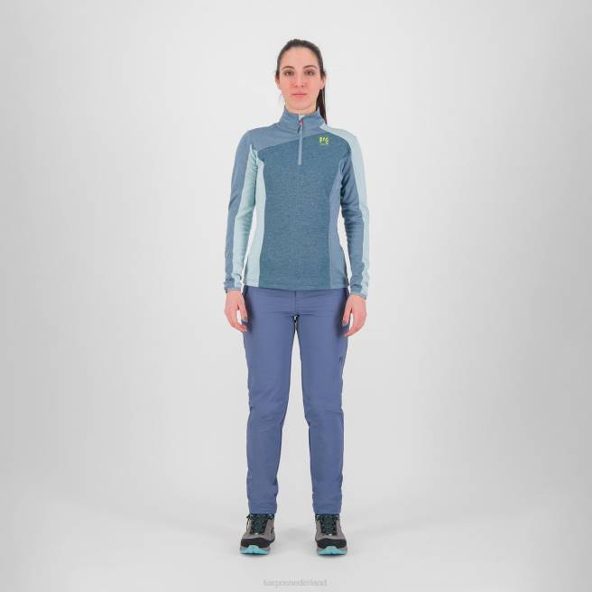 vlies| Karpos vrouwen federa halve rits met fleece beringzee/berg lente/str HD6V1203