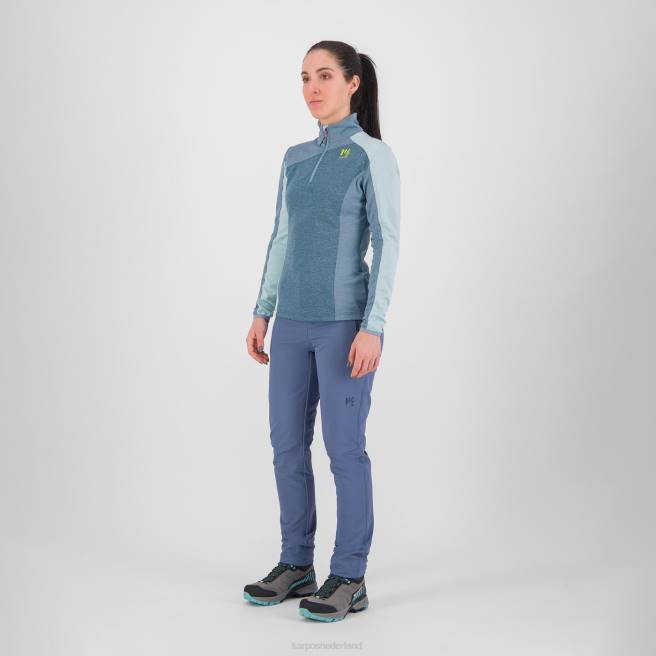 vlies| Karpos vrouwen federa halve rits met fleece beringzee/berg lente/str HD6V1203