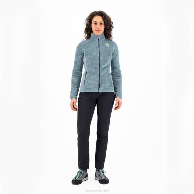 vlies| Karpos vrouwen hoekpunt met vlies stoffig blauw HD6V1130