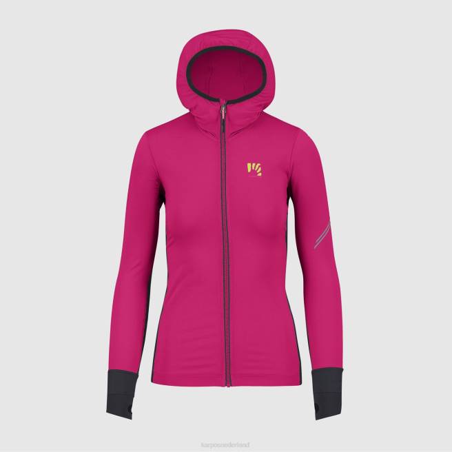 vlies| Karpos vrouwen lavaredo evo met fleece roze/zwart HD6V1139