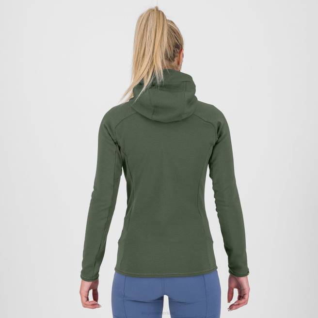 vlies| Karpos vrouwen mezzodi hoodie met fleece tijm HD6V1146
