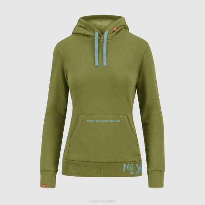 vlies| Karpos vrouwen picchio met capuchon guacemole HD6V1187