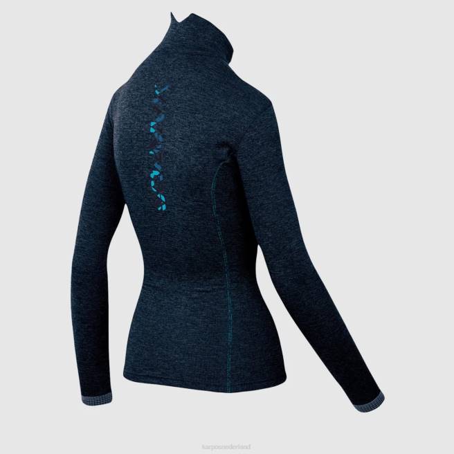 vlies| Karpos vrouwen pizzocco met halve ritssluiting hemel kapitein HD6V1206