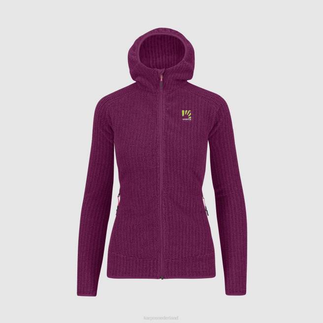 vlies| Karpos vrouwen rochetta met capuchonfleece jongensbes HD6V1168