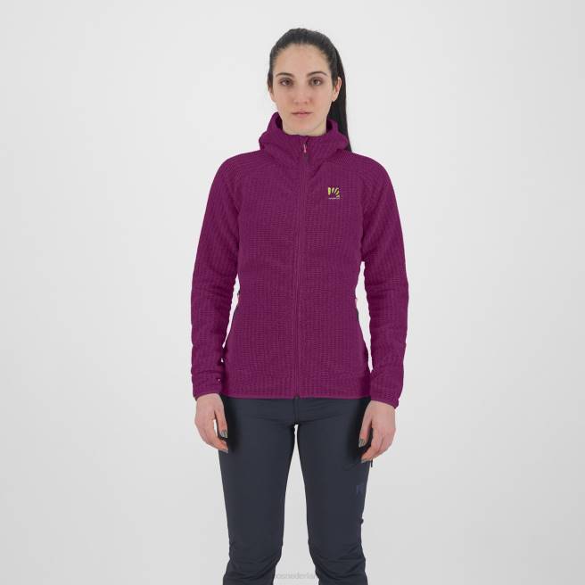 vlies| Karpos vrouwen rochetta met capuchonfleece jongensbes HD6V1168
