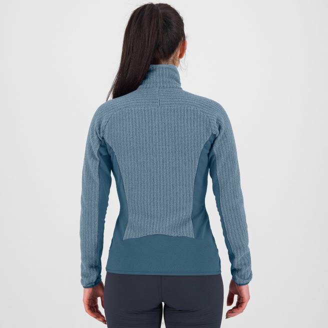 vlies| Karpos vrouwen rochetta met fleece bergbron/beringzee HD6V1196